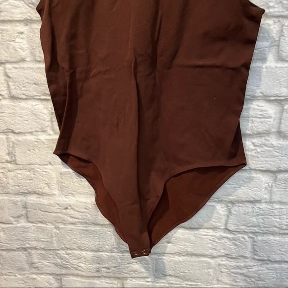 NEW! Fabletics Brin SculptKnit Bodysuit Compression Chicory Coffee - Size 3X - Picture 11 of 14